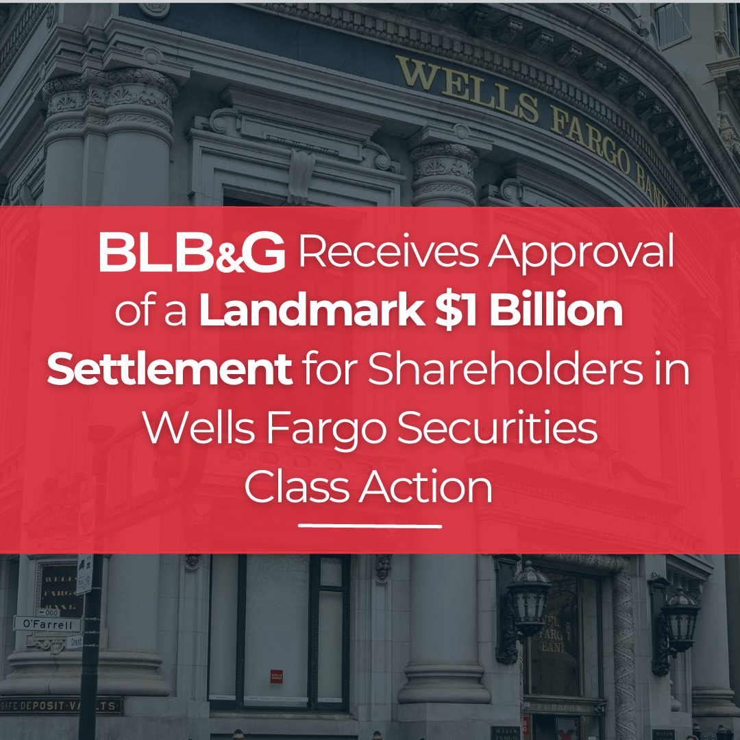 BLB&G Receives Approval of a Landmark $1 Billion Settlement for ...